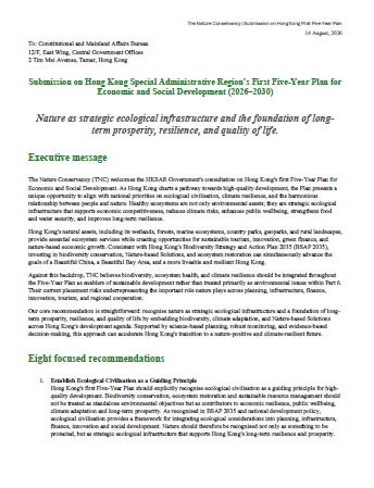 Submission on Hong Kong Special Administrative Region’s First Five-Year Plan for Economic and Social Development (2026–2030)